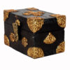 Caja tibetana de madera pintada