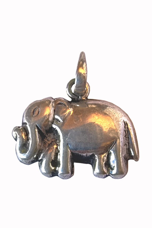 Colgante elefante plata