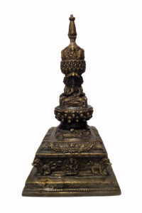 Estupa de bronce